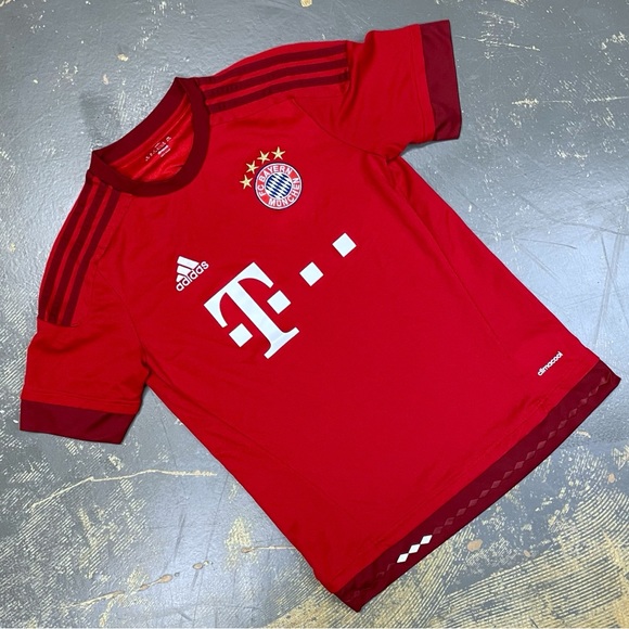 adidas | Shirts | Adidas Fc Bayern Munich Soccer Kit Jersey Red